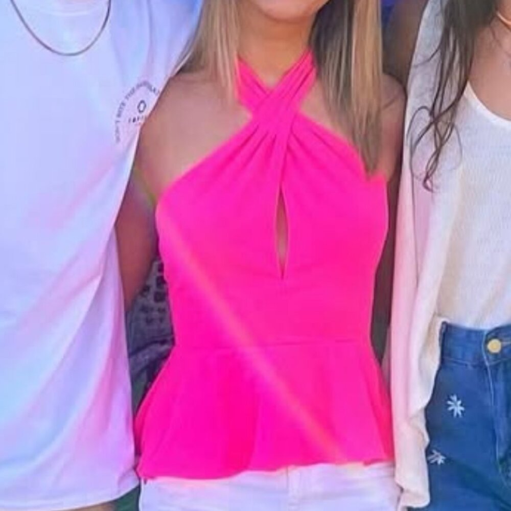 Pink Do+Be halter top